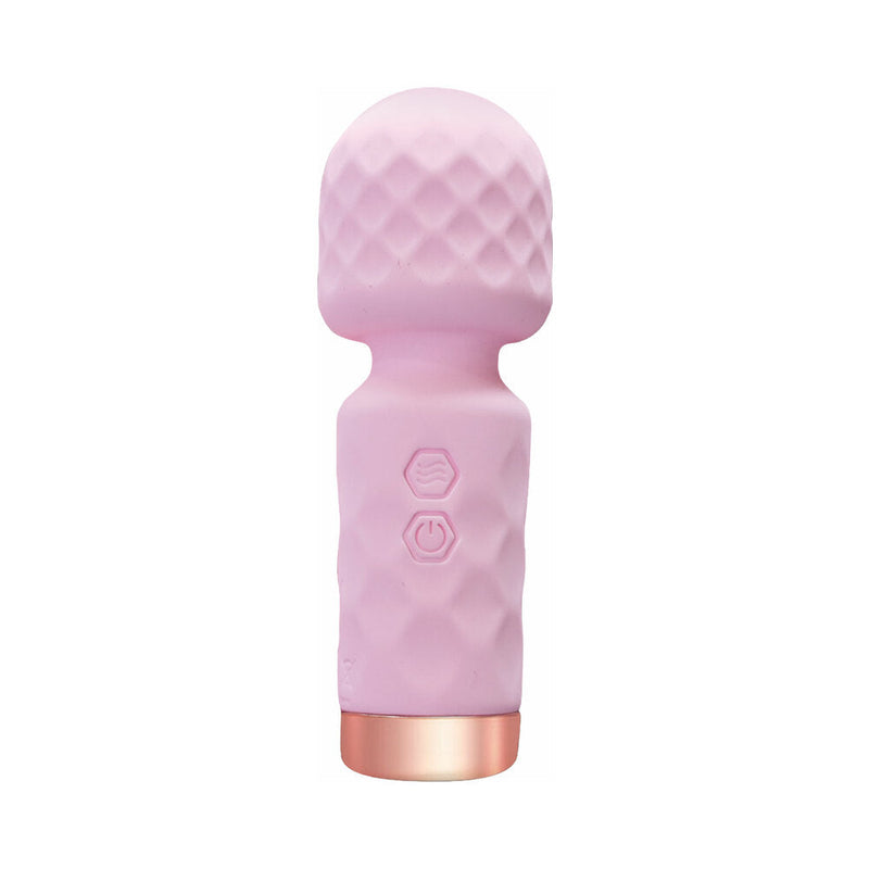 Wet Dreams Lil'' Wanderer Mini Massage Wand Multi-Speed Silicone Pink