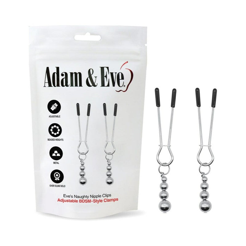 Adam & Eve Eve''s Naughty Nipple Clips (Bag Packaging)