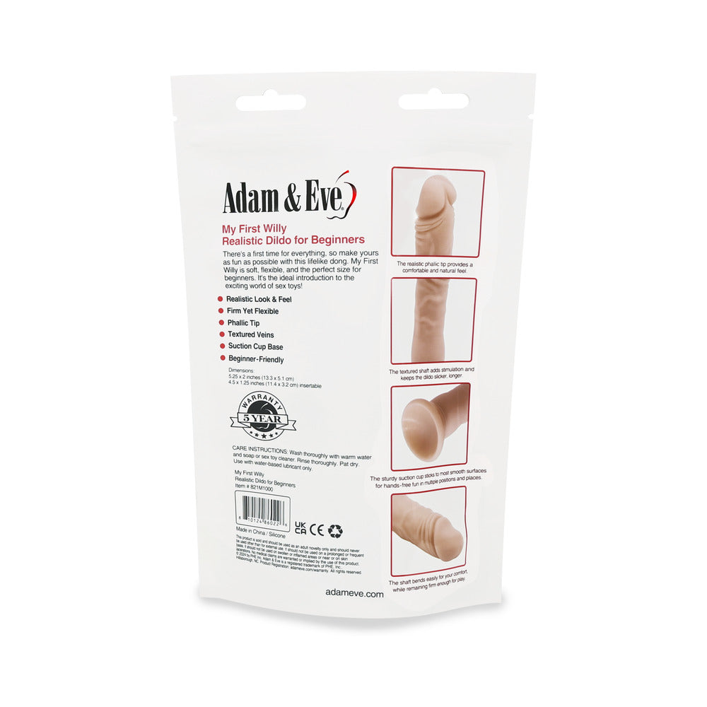 Adam & Eve My First Willy Silicone (Bag)