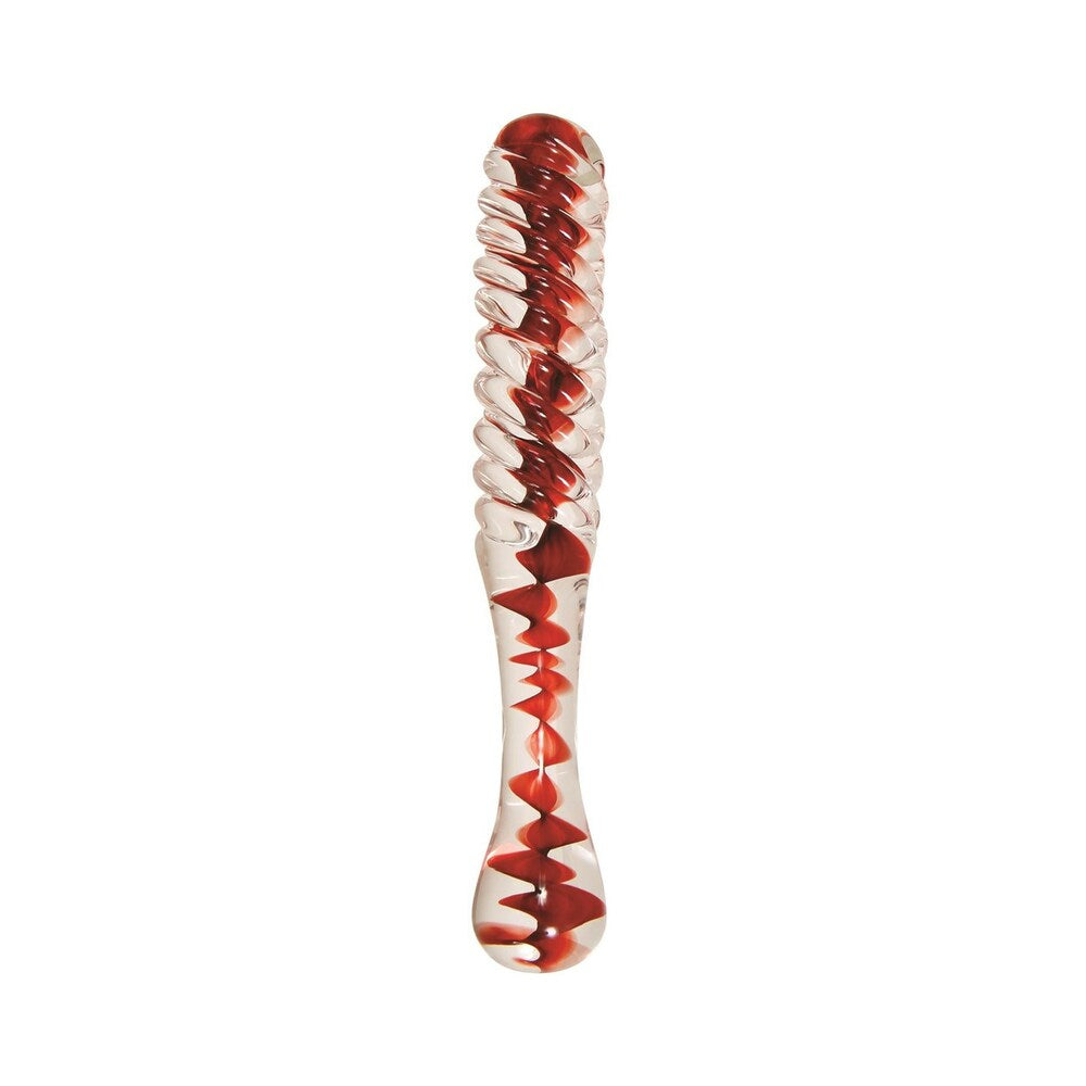 Adam & Eve Eve''s Sweetheart Swirl Glass Dildo
