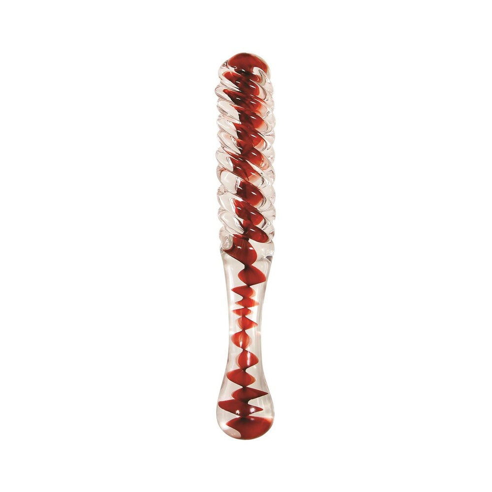 Adam & Eve Eve''s Sweetheart Swirl Glass Dildo