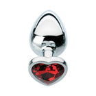 Adam & Eve Red Hearts Gem Anal Plug Small