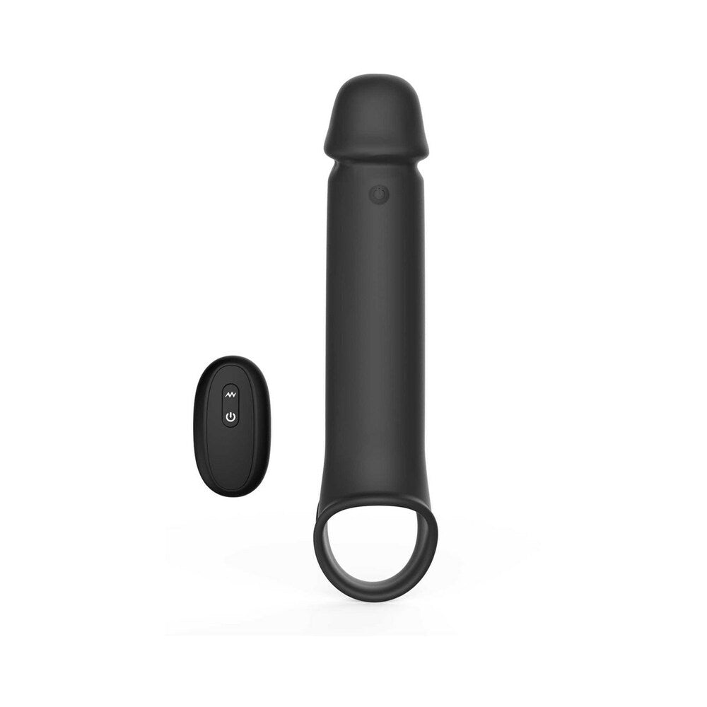 Adam & Eve Adam''s XL Vibrating Extension Silicone with Remote Control