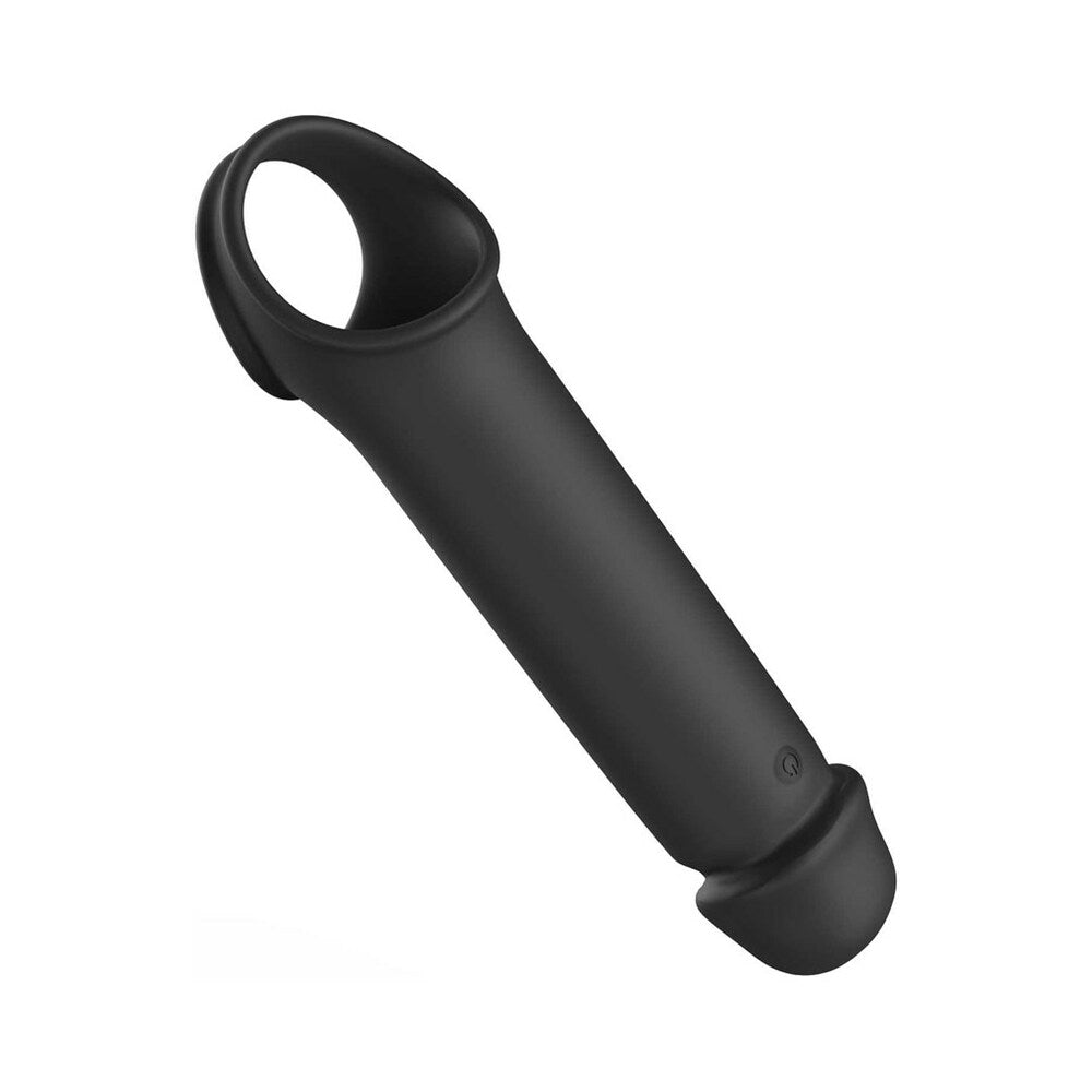 Adam & Eve Adam''s XL Vibrating Extension Silicone with Remote Control