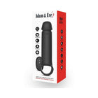 Adam & Eve Adam''s XL Vibrating Extension Silicone with Remote Control
