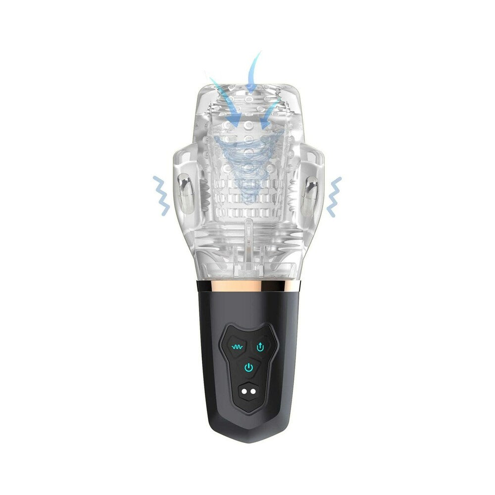 Adam & Eve Adam''s Gawk Gawk 2.0 Sucking & Vibrating Sleeve