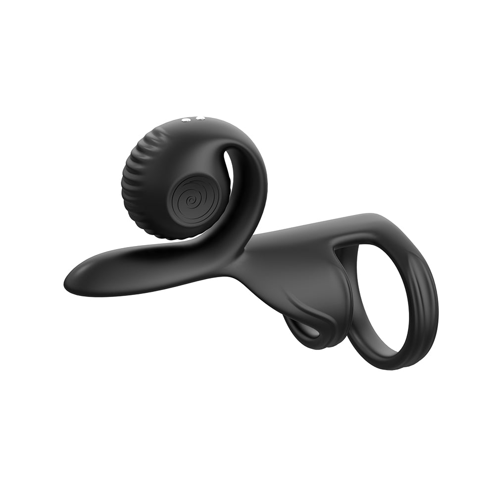 SVibe Snail Jovi Couples Ring Black