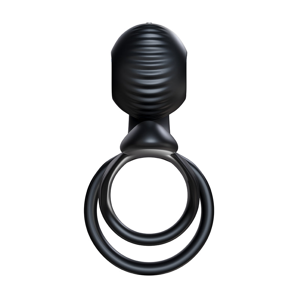 SVibe Snail Jovi Lite Couples Ring Black