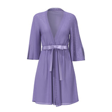 Magic Silk Sheer Passion Flutter Sleeve Robe Very Peri L/XL