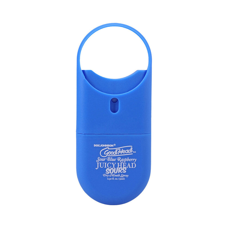 GoodHead Juicy Head Dry Mouth Spray To-Go Sour Blue Raspberry 0.3 oz.