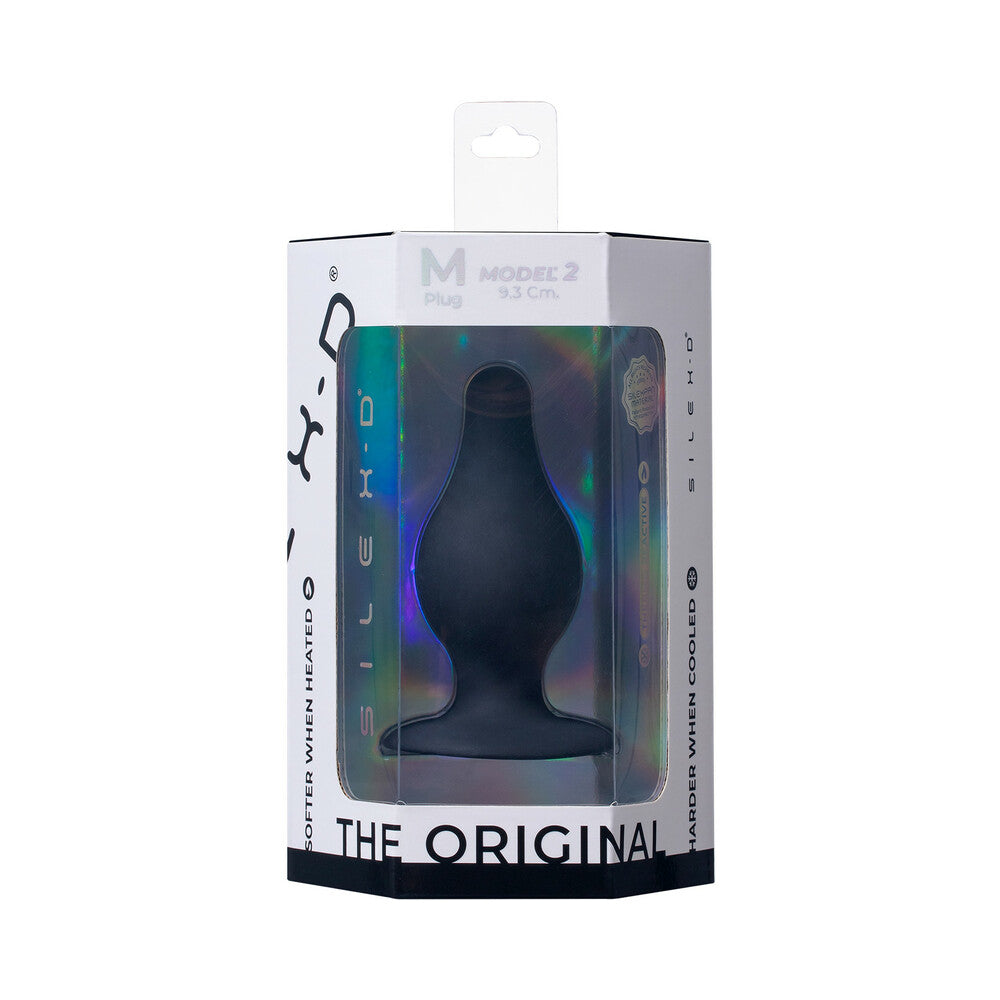 SILEX-D The Original Model 2 Plug 3.5 in. Black Medium