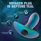 Anal Adventures Matrix Voyager Plug Neptune Teal