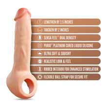 Performance Plus Thrive 2.5 in. Silicone Penis Xtender Beige