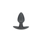 Ouch! Smooth Silicone Anal Plug Small 2.6 in. Gun Metal