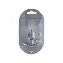 Ouch! Smooth Silicone Anal Plug Small 2.6 in. Gun Metal