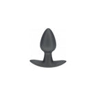 Ouch! Smooth Silicone Anal Plug Small 2.6 in. Gun Metal