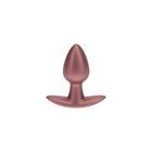 Ouch! Smooth Silicone Anal Plug Small 2.6 in. Rose Gold