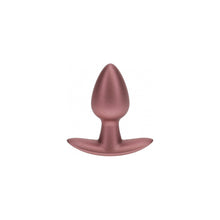Ouch! Smooth Silicone Anal Plug Small 2.6 in. Rose Gold