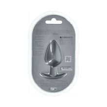Ouch! Smooth Silicone Anal Plug Large 3.5 in. Gun Metal