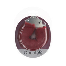 Ouch! Heavy-Duty Fluffy Handcuffs Burgundy
