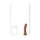 RealRock 6 in. Vibrating Cock Regular Curved Tan