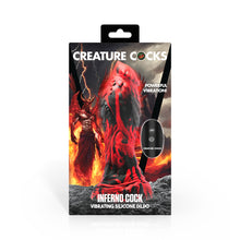 Creature Cocks Inferno Cock Vibrating Silicone Dildo with Remote