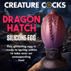 Creature Cocks Dragon Hatch Silicone Egg Large