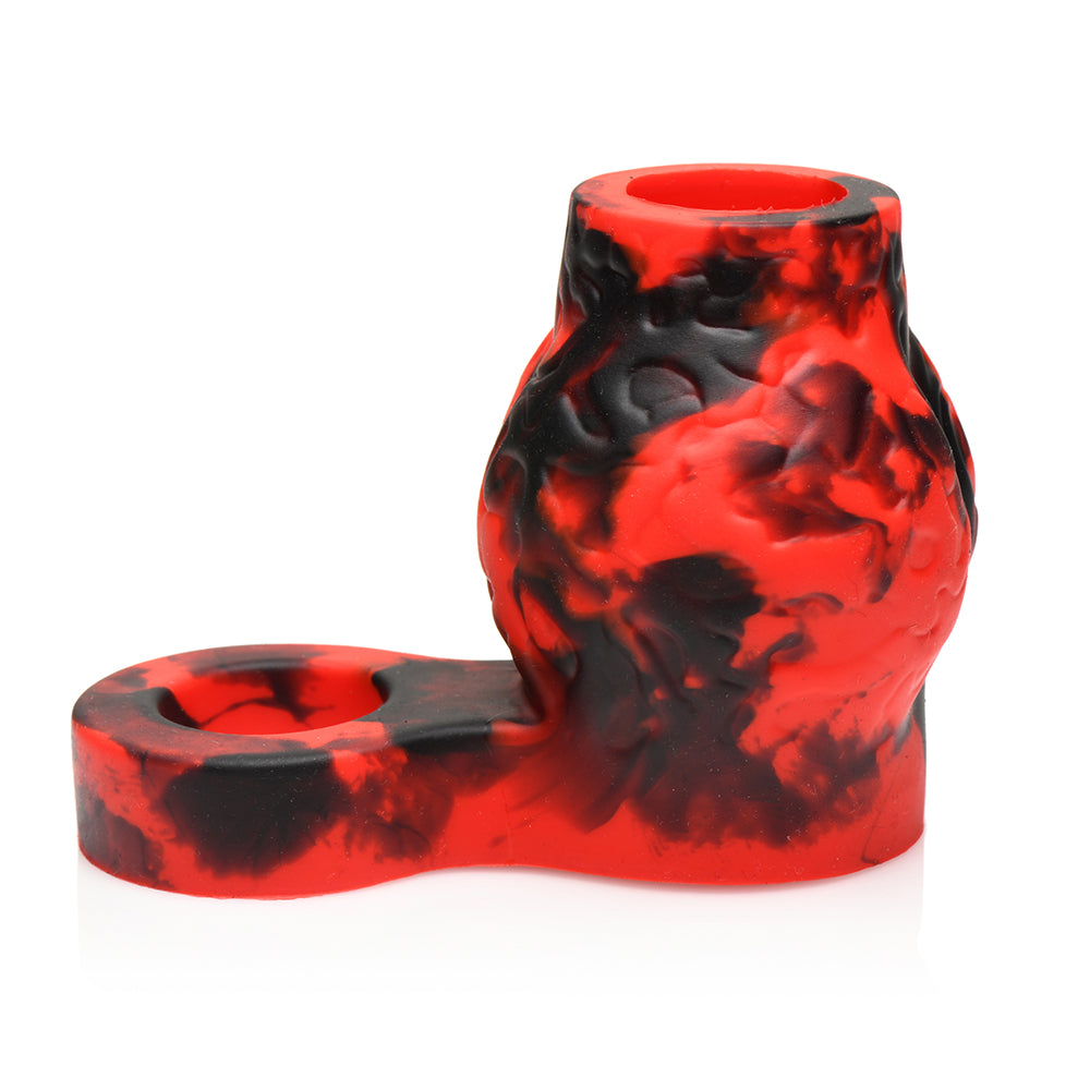 Creature Cocks Hell Hound Silicone Girth Enhancer with Ball Strap M