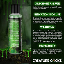 Creature Slime Green Water-Based Lubricant 4 oz.
