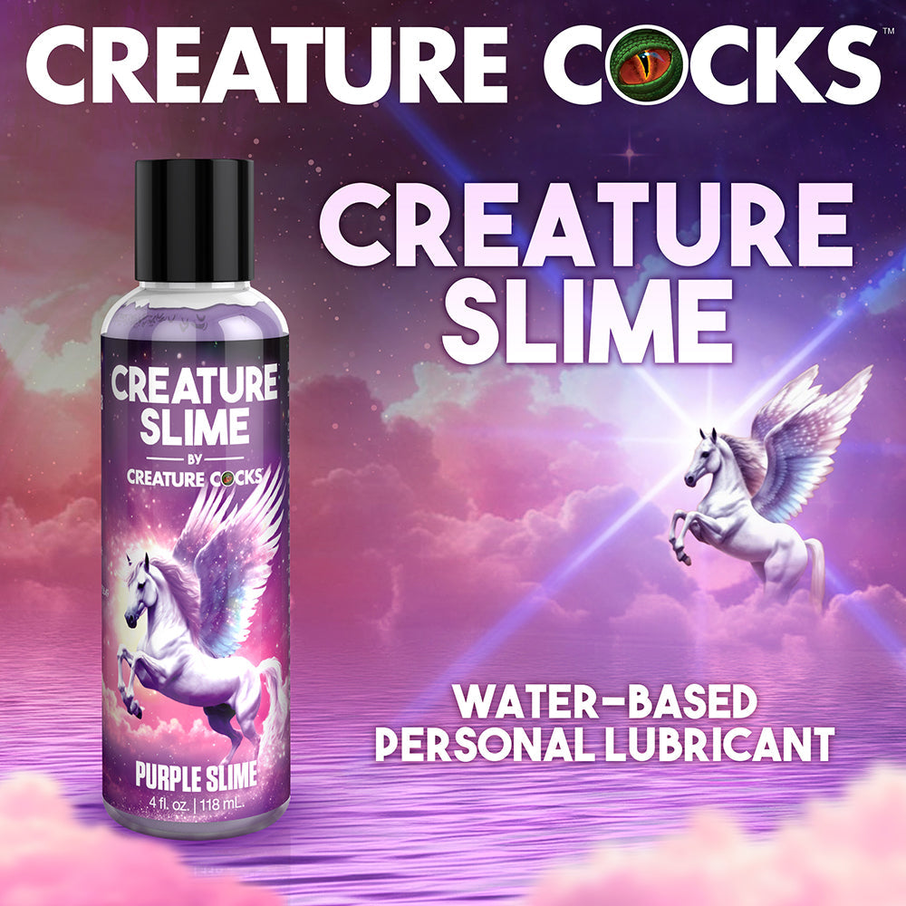 Creature Slime Purple Water-Based Lubricant 4 oz.
