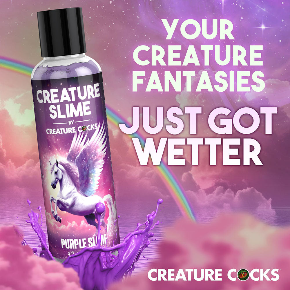 Creature Slime Purple Water-Based Lubricant 4 oz.