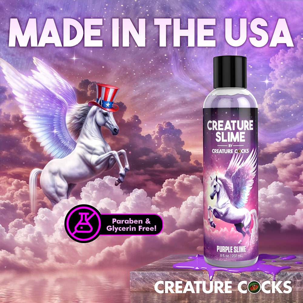 Creature Slime Purple Water-Based Lubricant 8 oz.