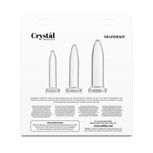 Crystal 3-Piece Glass Trainer Kit Clear