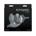 Renegade Pinnacle Rechargeable Cockring and Gyrating Plug with Remote Gray