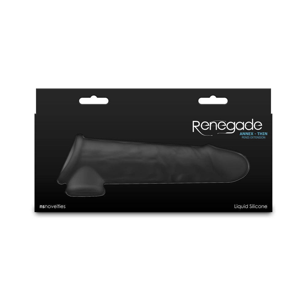 Renegade Annex Thin Penis Extension Black