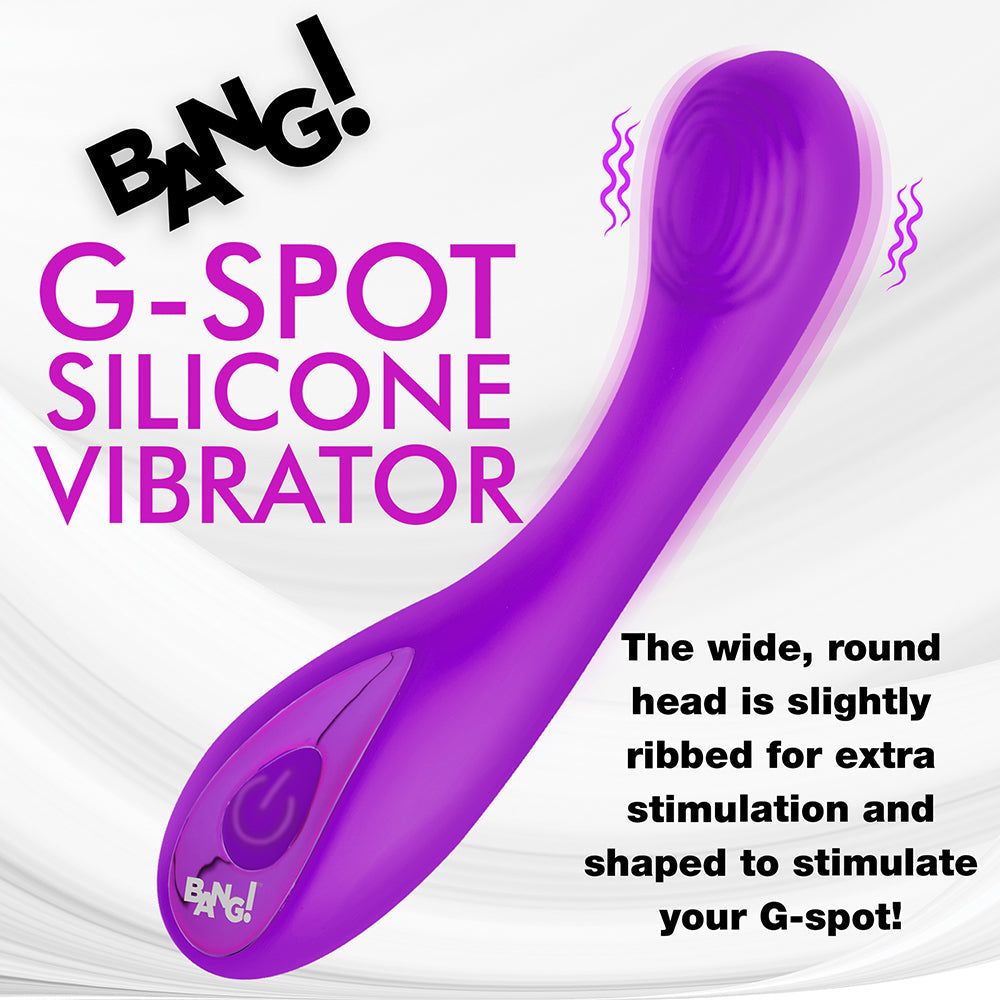 BANG! G-Spot Silicone Vibrator Purple