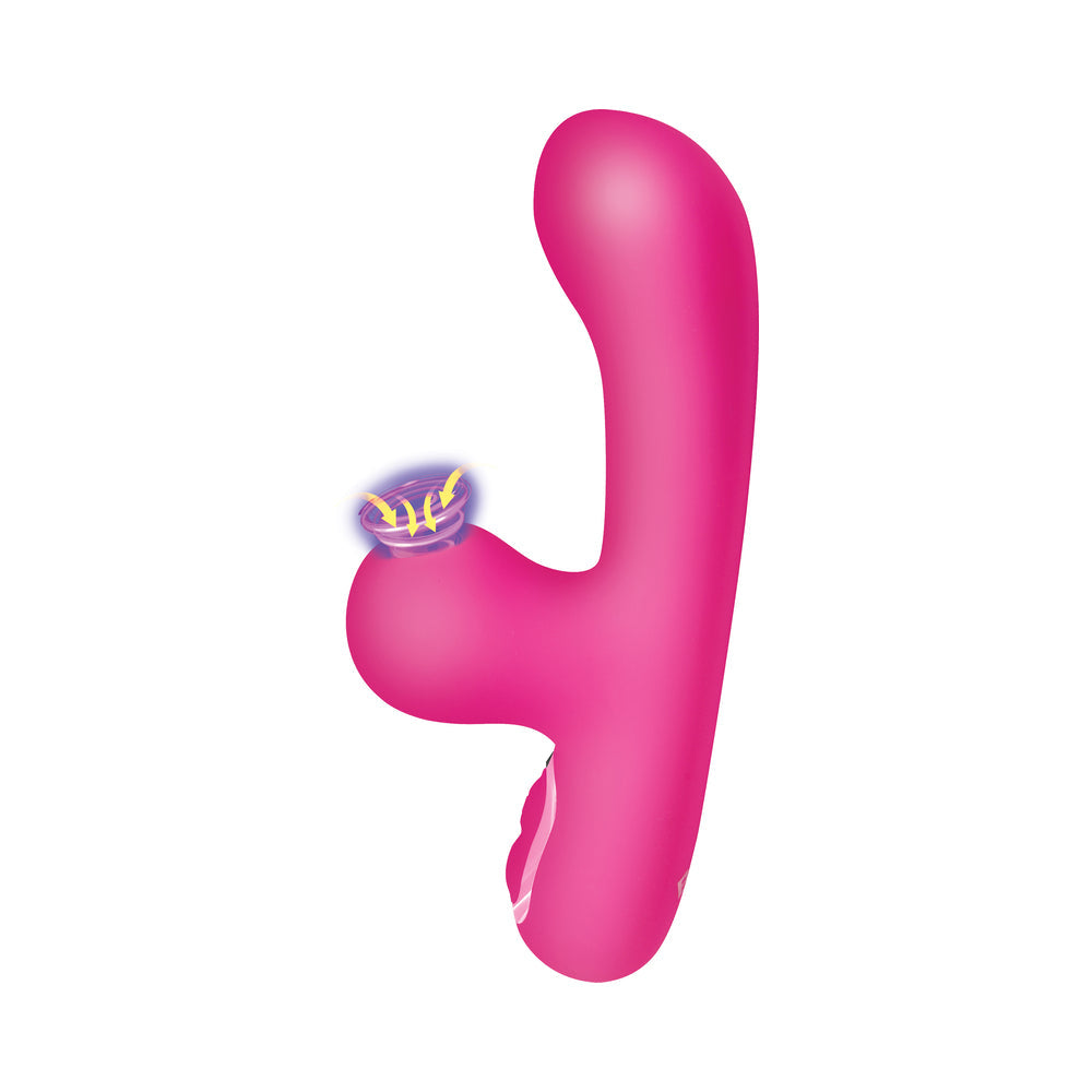 BANG! Mini Suction Rabbit Vibrator Pink