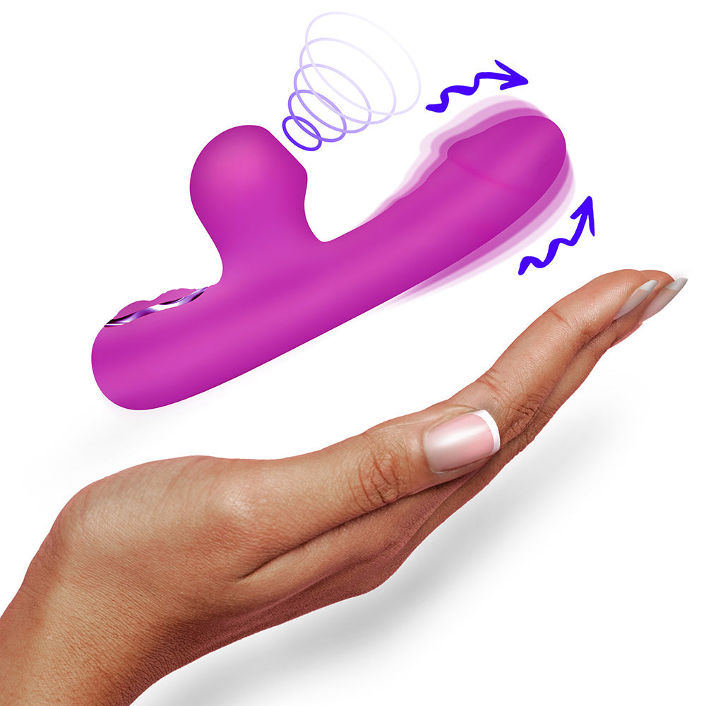 BANG! Mini Suction Rabbit Vibrator Purple