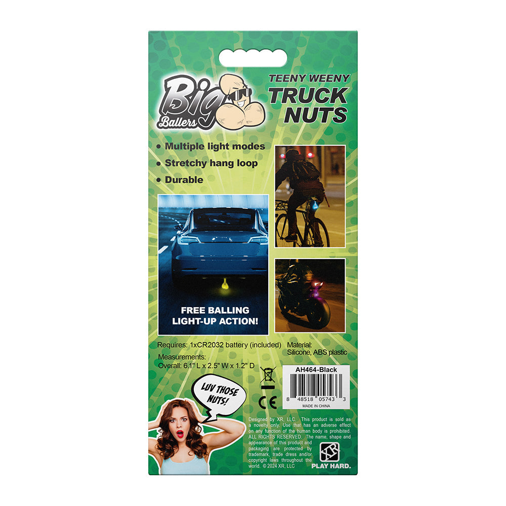 Big Ballers Teeny Weeny Truck Nuts Black