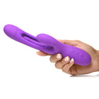 Flickers Tri-Flick Flicking Silicone Rabbit Vibrator