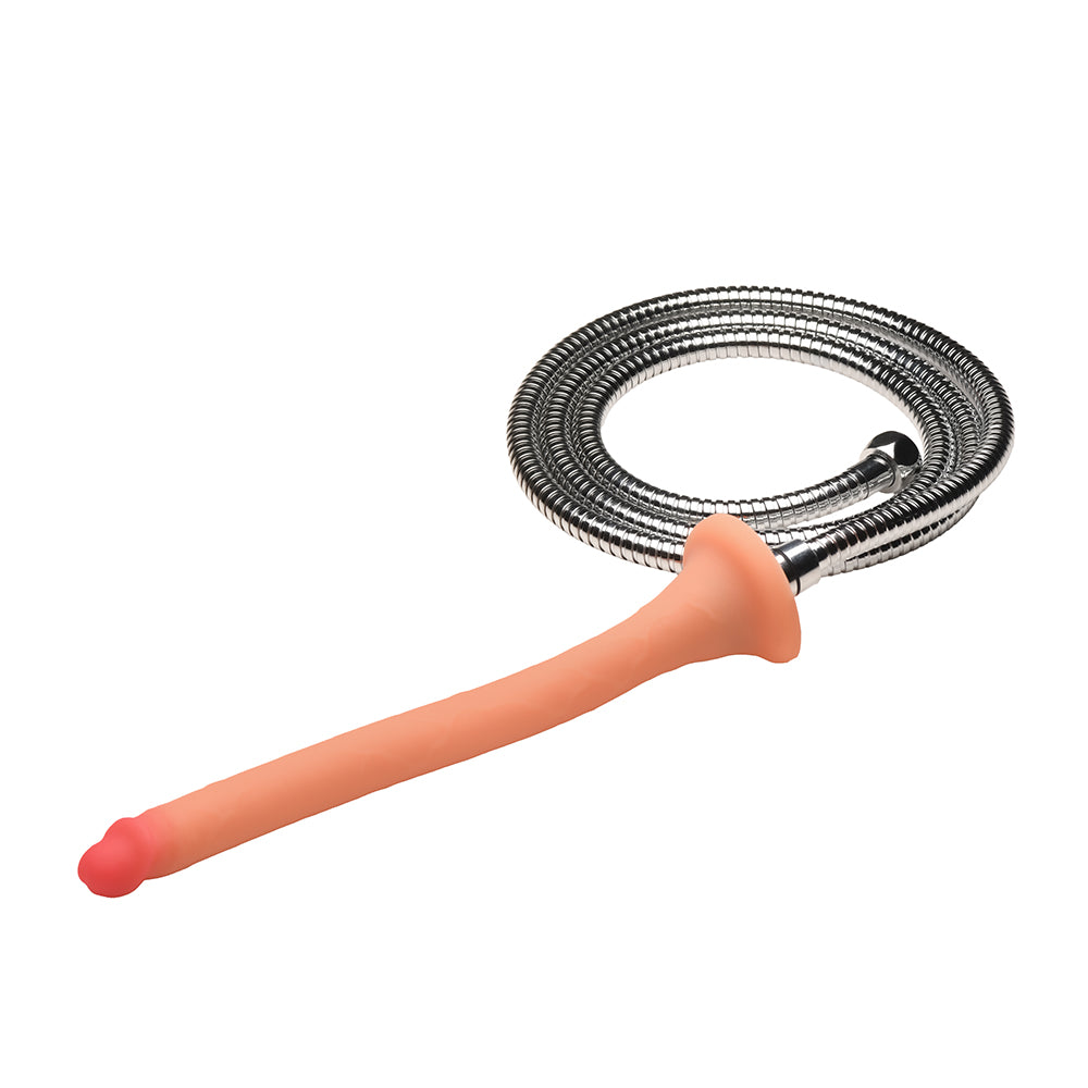 Hosed 12 in. Slim Silicone Enema Hose