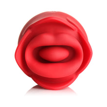 Lickgasm Kissing & Vibrating Rose Clitoral Stimulator Red