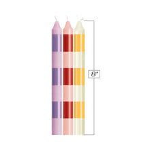 The 9''s Make Me Melt Sensual Warm Drip Candles 3pk Stripes Pastellines