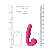 VIVE ZAKI Rechargeable Silicone Airwave Pulse Wave Vibrating G-Spot Vibrator Pink