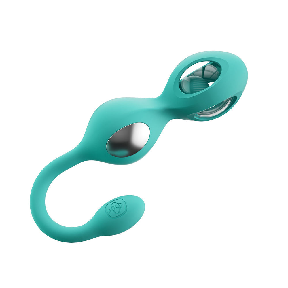 Honey Play Box Elektra App-Controlled E-Stim Kegel Training Set Cyan