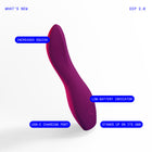 Dame Dip 2.0 Classic Vibrator Plum