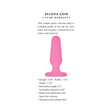 Selopa Petite Plug Silicone Pink