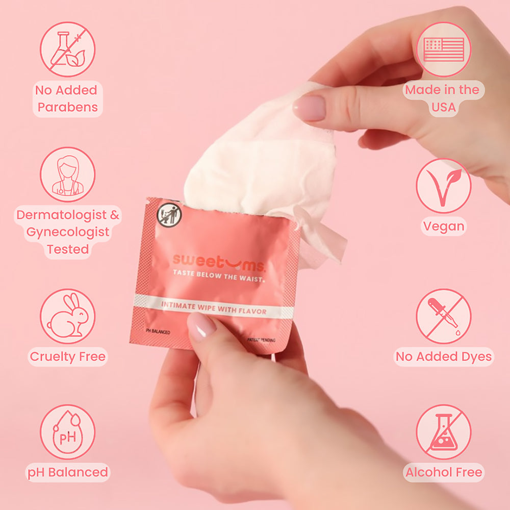 Sweetums Individual Wipes CherryÂ