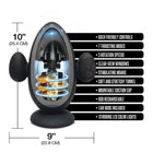 MSTR B8 Blast Off Automatic Thrusting and Vibrating Stroker