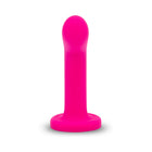 Together Pop 6 in. Silicone Dildo & Harness Set Pink